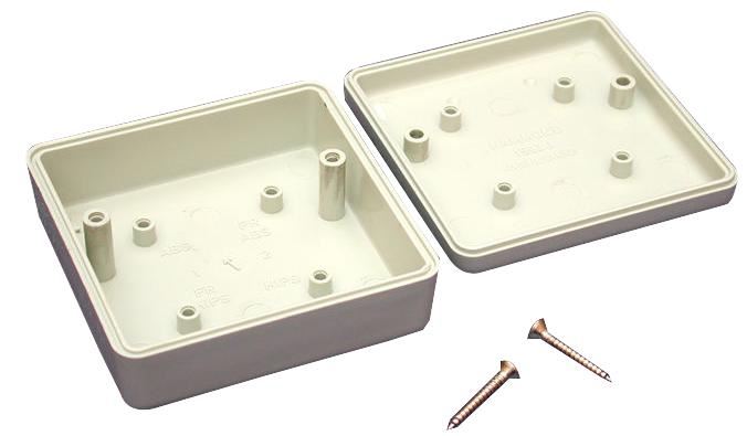 Boîtier portable HAMMOND IP54 en ABS, 66x66x28mm, gris