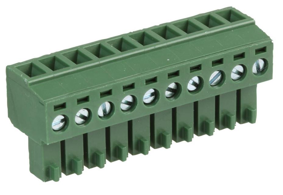 MULTICOMP PRO Bloque de terminales enchufable de 3.81mm, 10 vías, 10A, 26-16AWG