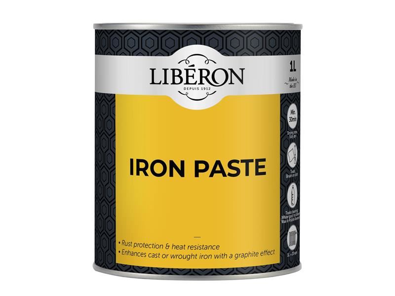 Liberon Iron Paste, Black Graphite, 1 Litre