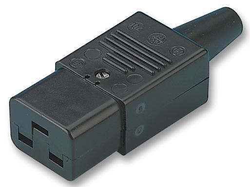 SCHURTER - Soghadán IEC C19 Athshreangaithe, 16A, 250V