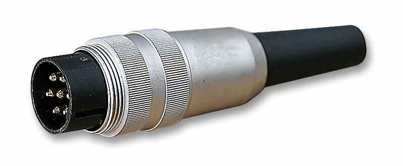 LUMBERG SV70 7-Pin DIN Plug, Straight, Gold-Plated Contacts