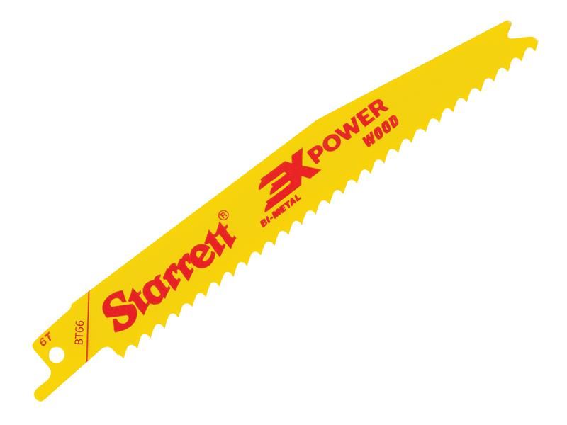 Starrett להב מסור קומבינציה BT66-5, 152 מ״מ, 6 שיניים לאינץ׳ (חבילת 5)