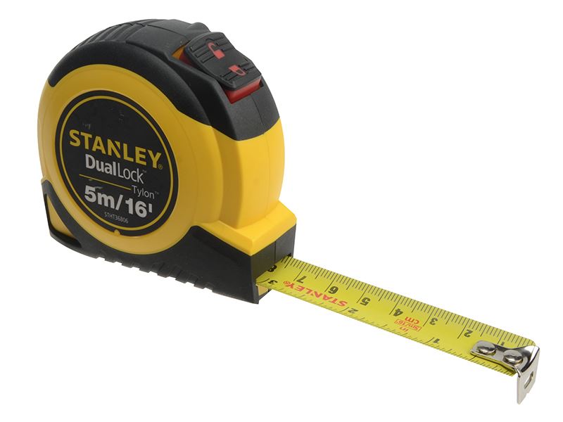 STANLEY DualLock Tylon 소형 줄자 5m/16ft, 19mm
