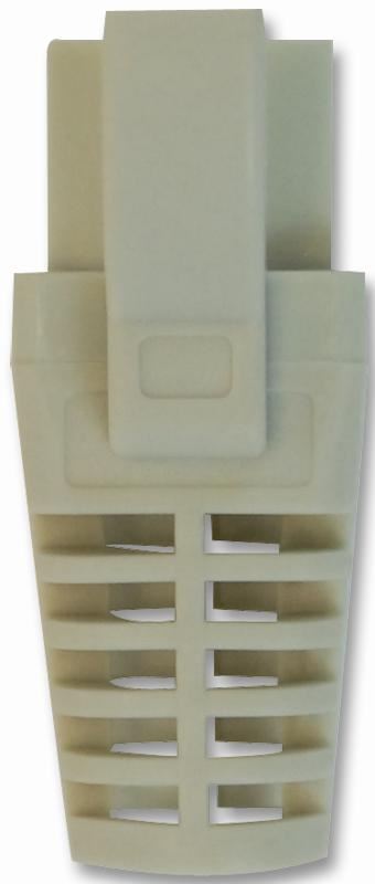 PRO SIGNAL スナッグレスRJ45インサートブーツ ライトグレー 10個入り