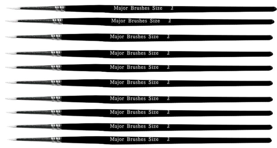MAJOR BRUSHES - Πινέλα Ζωγραφικής Σύνθετο Σαβλώδες, Στρογγυλή Άκρη, Μέγεθος 2 (