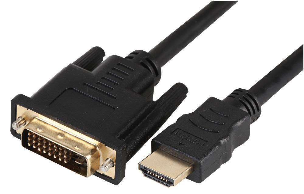 PRO SIGNAL High Speed HDMI to DVI-D Cable, Gold Plated, 1.8m