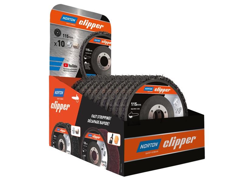 Norton Clipper 115mm 금속 스트립 디스크 10개입