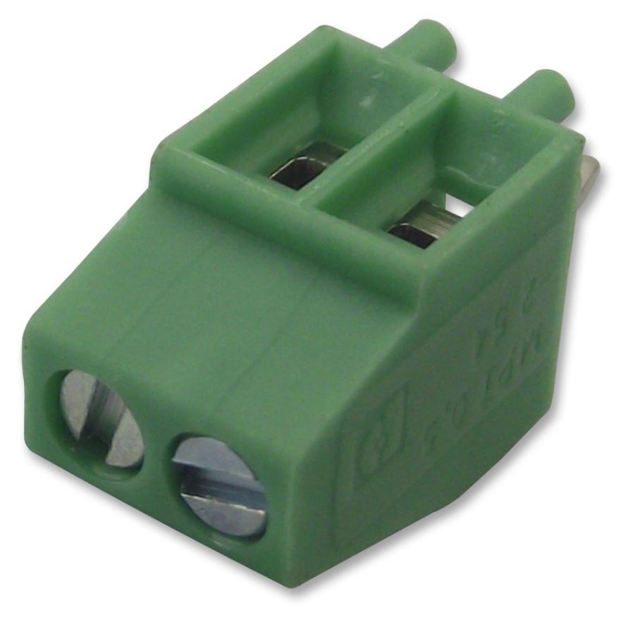 PHOENIX CONTACT Terminal de Placa PCB MPT 2.54 mm, 2 Vías, Verde