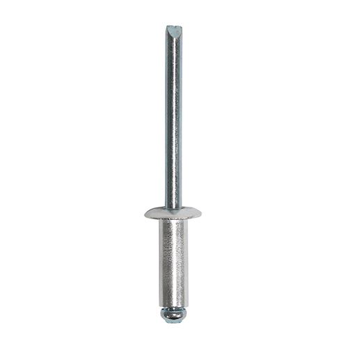 Timco Remaches de Cabeza Abovedada de Aluminio 4.8 x 10mm (Paquete de 48)