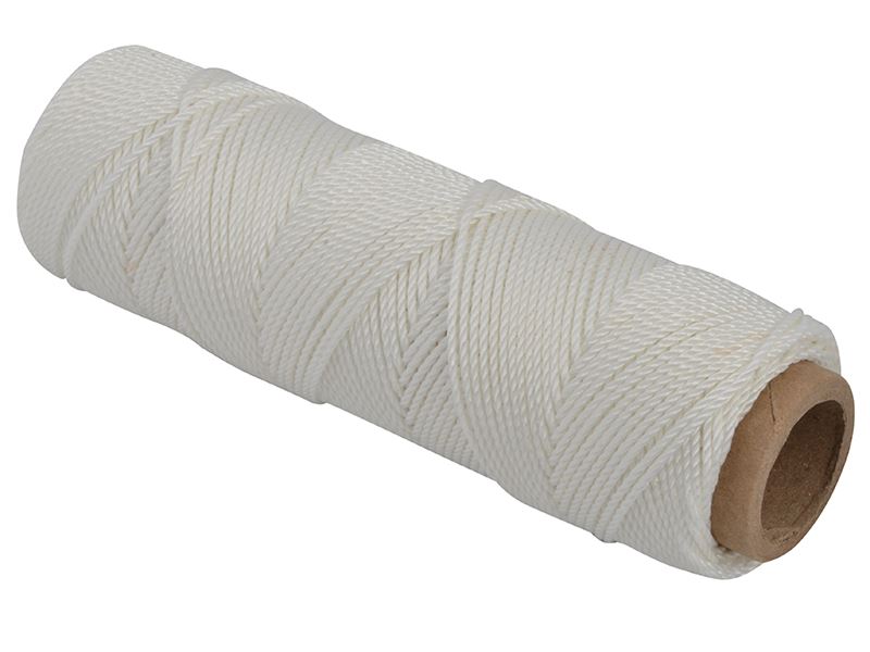 Marshalltown Cordel para Alvenaria M620, Nylon, 76,2m (250 pés) Branco
