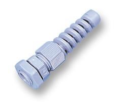 HYLEC PG7 Glande de Cable Espiral, IP68, 6.5mm, Gris