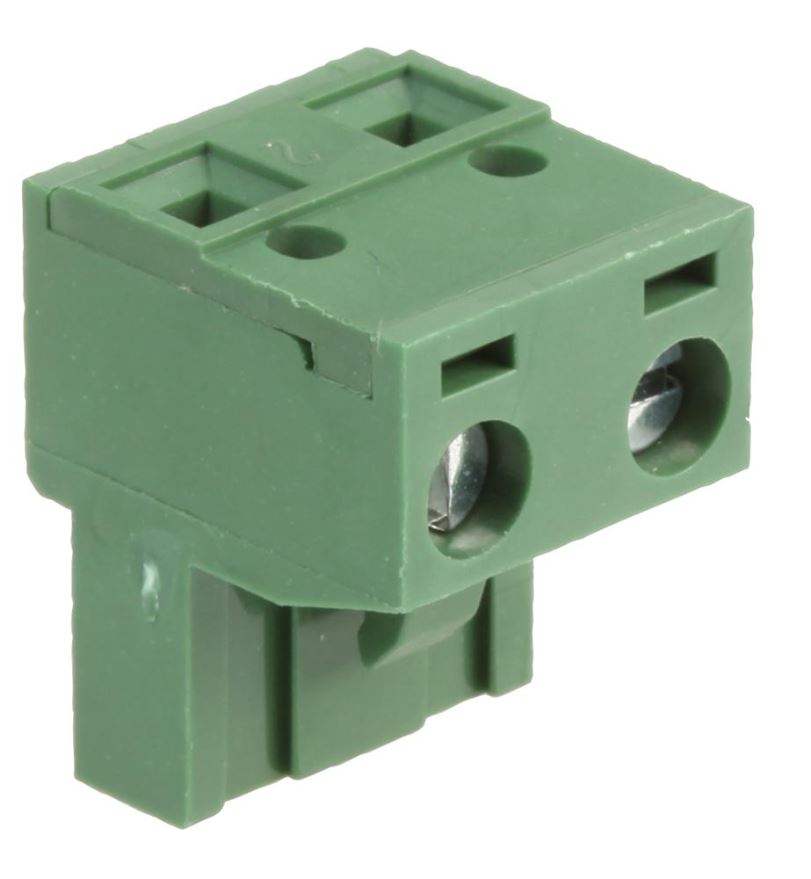 Bloco de Terminais 2 Vias 7.62mm MULTICOMP PRO, 15A, 300V