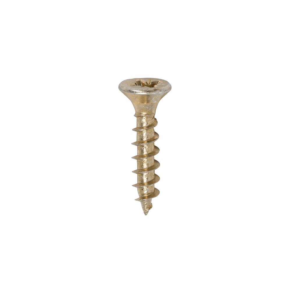 Timco Solo Houtschroeven PZ Dubbele Verzonken Kop, Geel, 4.0 x 20mm (200 stuks)