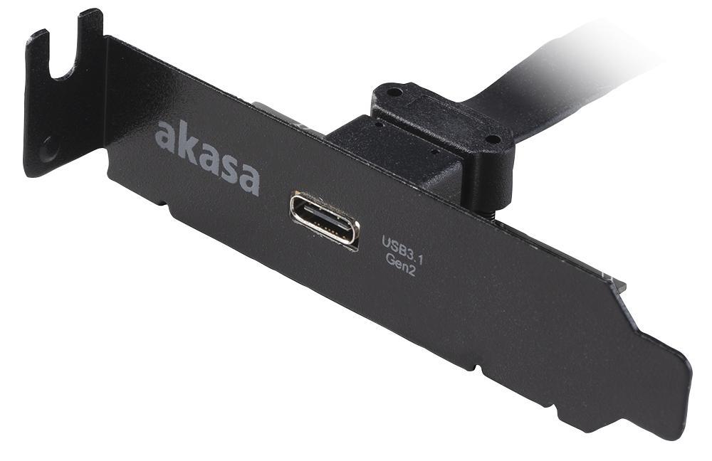 AKASA USB 3.1 Gen 2 Internal Adaptor Cable with Low Profile PCI Bracket