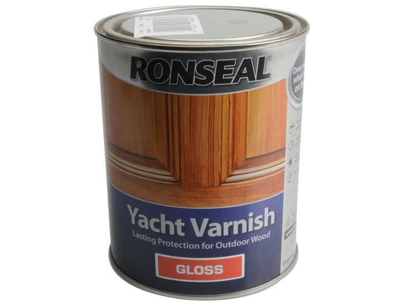 Ronseal - Βερνίκι Γιότ Για Εξωτερικούς Χώρους, Γυαλιστερό, 1 Λίτρο