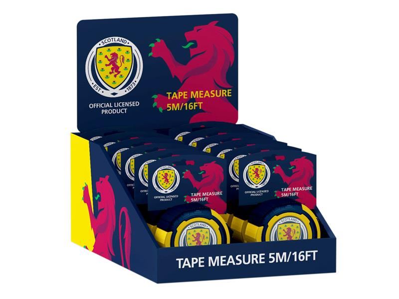 Advent Scotland Tape Measure 5m/16ft, Pack of 12