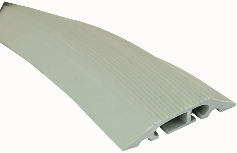 PRO POWER 88 x 14mm Grijze Rubber Kabelgeleider, 1m (2 Kanaden)