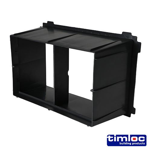Timco 穿牆伸縮套筒延伸件 (229 x 152毫米) 黑色