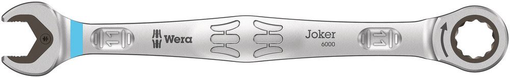 Wera 6000 Joker Ratcheting Combination Wrench, 11mm x 165mm