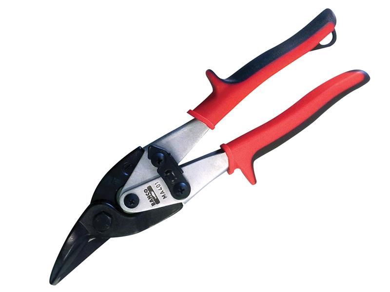 Bahco MA401 Cisailles aviation coupe à gauche, 250mm (10 pouces), Rouge
