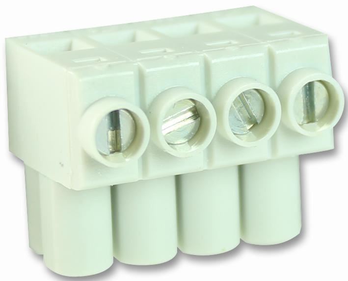 CAMDENBOSS Connecteur Femelle à Enficher, 5mm, Gris, 4 Pôles
