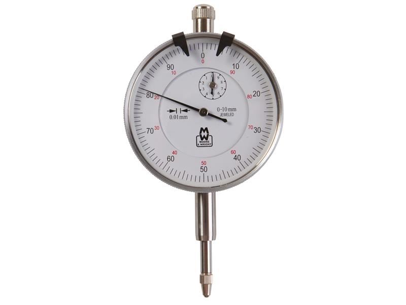 Moore & Wright MW400-06 Dial Indicator, 0-10mm, 0.01mm Resolution