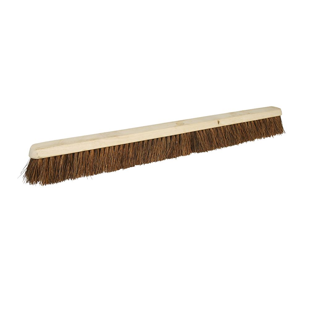 Silverline Escoba Rígida Bassine 900mm, Cabeza de Madera de Caucho
