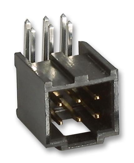 MOLEX Connettore Angolato C-Grid III, 2 File, 6 Vie, Ottone Dorato