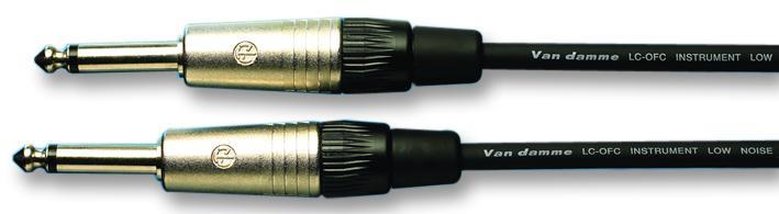 VDC 6.35mm (1/4”) Mono Jack to Jack Lead, 3m Black