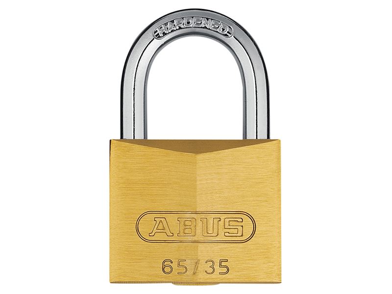 ABUS 65/35mm Brass Padlock, Security Level 4