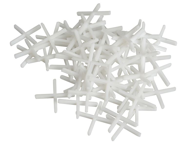 Faithfull Long Leg Tile Spacers, 2mm, Pack of 250