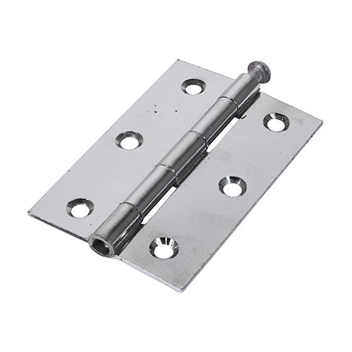 Timco Butt Hinge - Loose Pin, Steel, 90 x 60mm (2 Pack)