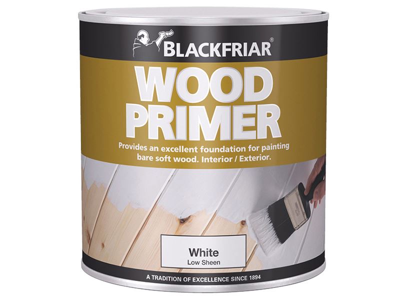 Blackfriar Wood Primer - White, 250ml