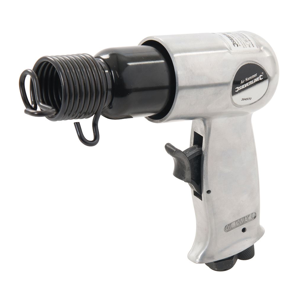 Silverline 5-Piece Air Hammer Set with Chisels
