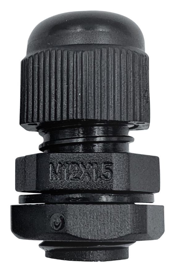 PRO ELEC Nylonový kabelový průchodka IP68, černá, M16 (4-8mm)