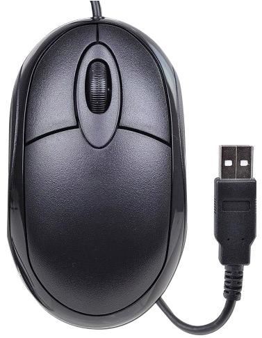 DYNAMODE Compact USB Οπτικό Ποντίκι, Μαύρο