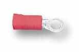 JST FVWS1.25-5 Crimp Ring Terminal, 5mm, Red, 100 Pack