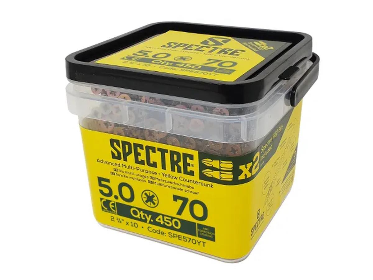 ForgeFix Spectre™ PZ-kompatible Holzschraube Linsensenkkopf ZYP 5.0 x 70mm, 450