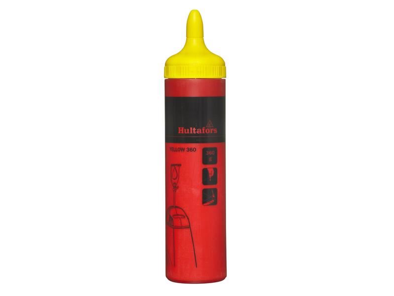 Hultafors - Poudre de traçage jaune pour corde à tracer, 360g