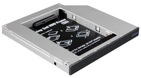AKASA Μετατροπέας 2.5in SATA HDD σε IDE ODD Bay
