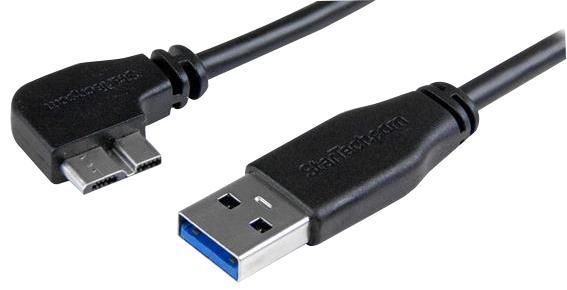 STARTECH Câble USB 3.0 Slim vers Micro USB à 270° à angle gauche - 1m