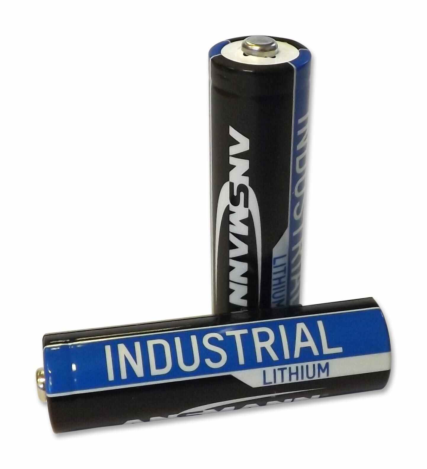 Ansmann Batterie Industriali AA Litio 1.5V, Confezione da 10