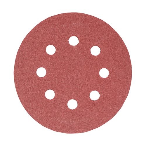 Timco 랜덤 오비탈 샌딩 디스크, 180 그릿, 125mm (5개입)