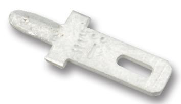 Connecteur droit TE Connectivity, 2,8 mm x 0,5 mm, laiton étamé