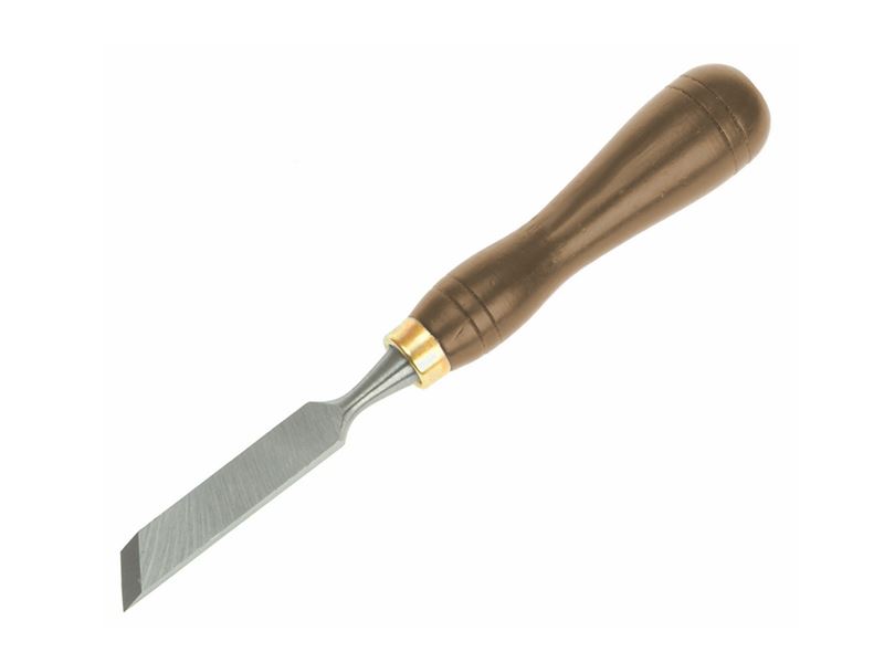 Faithfull Skew Carving Chisel 12.7mm (½in) with Wooden Handle