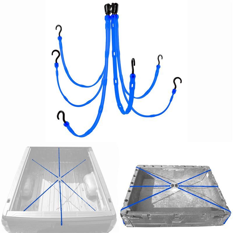 The Perfect Bungee FW36-6BL Ρυθμιζόμενο Δίχτυ Φόρτωσης με 6 Λουριά Ευέλικτης Ιν