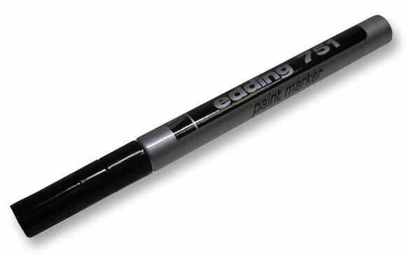 Edding Fine Bullet Tip Paint Marker - Silver, 1-2mm