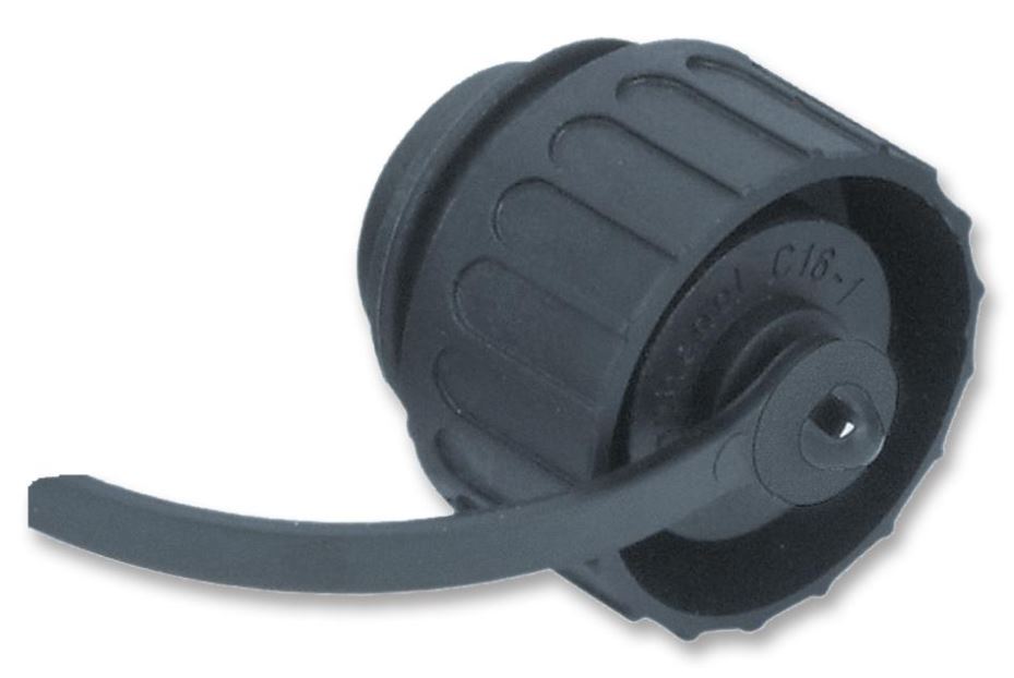AMPHENOL Dust Cap for Female Receptacles, Nylon