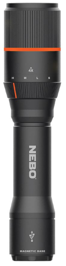 NEBO SPORTS - Lampu Suluh Davinci 1500 Boleh Dicas Semula