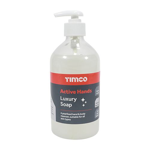 Timco Active Hands Luxury Soap, 500ml